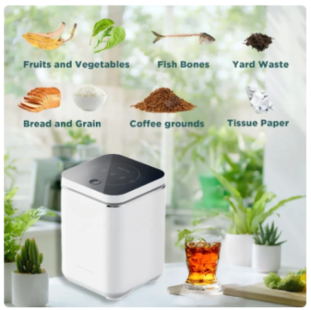 Electric Waste Food Cycler Recycling Machine Composting Bin For Kitchen Home 5