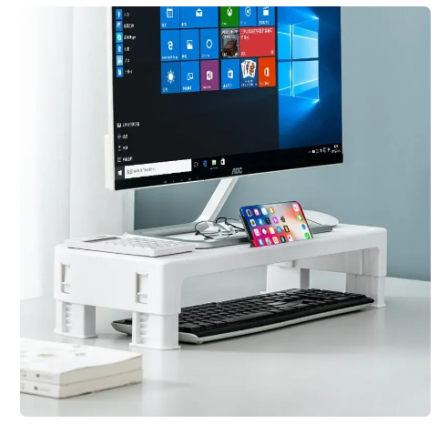 Monitor Stand Riser Computer Stand Desk Organizer Extender Heightened Shelf For Laptop PC Keyboard Printer PS4 6