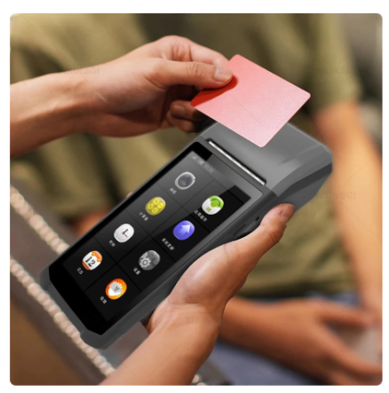 Q3Pro Handheld PDA 4G Android 8.1 POS Machines Portable Electronic Ticket Printer Receipt All In One Handheld Business Register 2