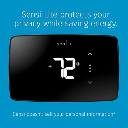 Sensi Lite Smart Thermostat - Energy Efficient, Wi-Fi Enabled, Easy Control, Home Comfort 2