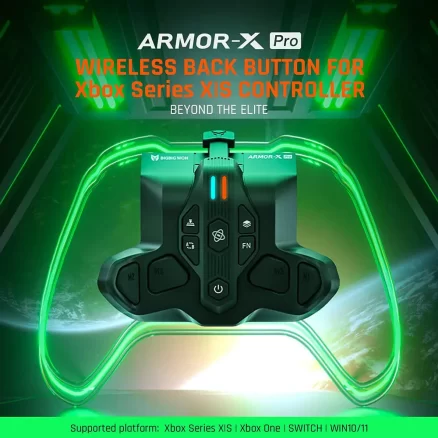 ARMOR X Pro Wireless Back Button Attachment For Xbox Series X/S PC PS4 Controller Rear Paddle Adapter Switch Console 1