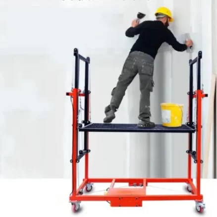 Portable Electric Scaffold Lifting Multi-function Folding Remote Control New Lift Platform Capable of Bearing 500KG 7